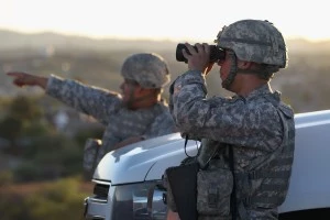 Arizona National Guard Monitors Mexican Border