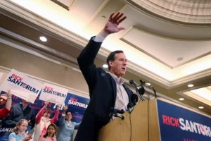 Rick Santorum Campaigns In Michigan Ahead Of State's Primary