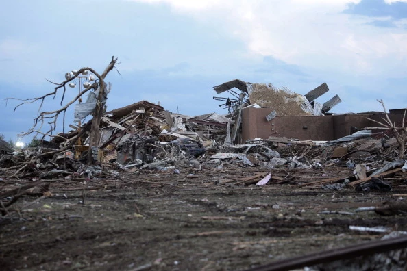 Massive Tornado Causes Large Swath Of Destruction In Suburban Moore, Oklahoma