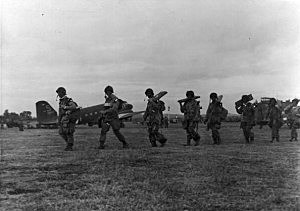 Single File Paras - Invansion of Normandy on D-Day
